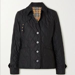New Burberry Quilted Shell Jacket Womens Size XXL